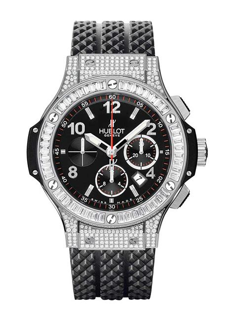 hublot big bang 44mm steel diamonds|are Hublot big bang automatic.